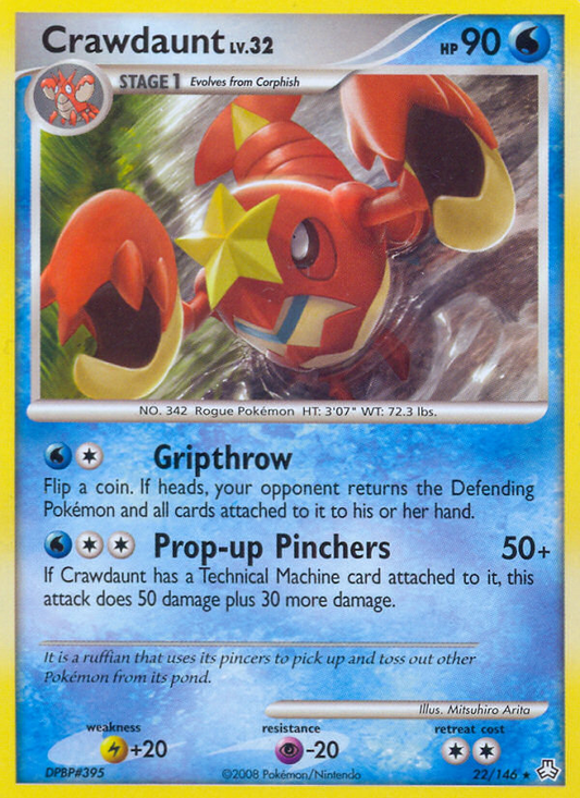 Crawdaunt  Legends Awakened - Rare