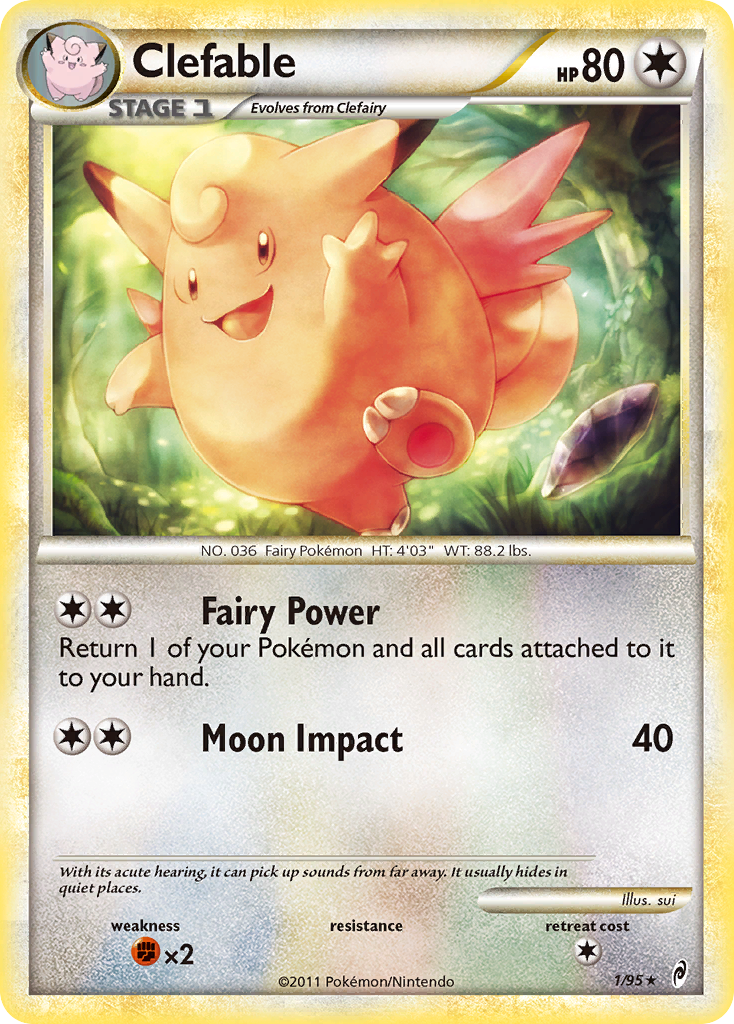 Clefable  - Holofoil Call of Legends - Holo Rare
