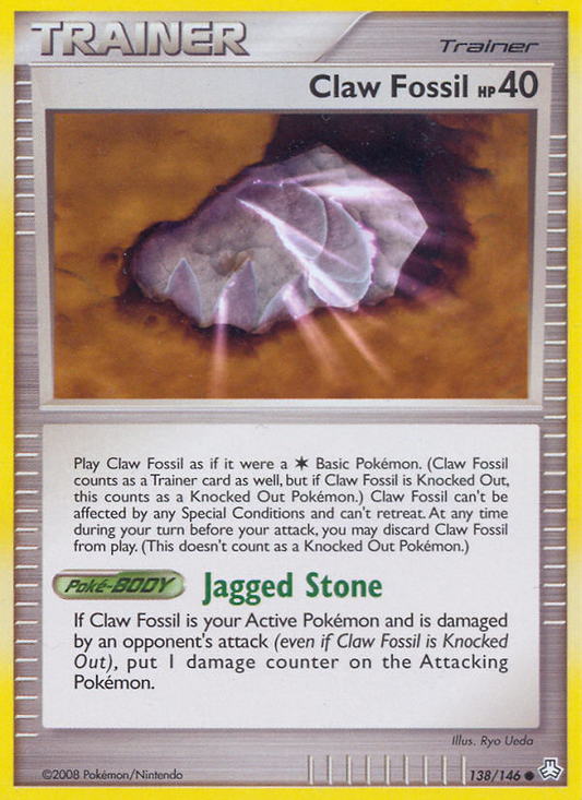 Claw Fossil  Legends Awakened - Common