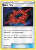 Beast Ring 102  SM  Forbidden Light - Rare