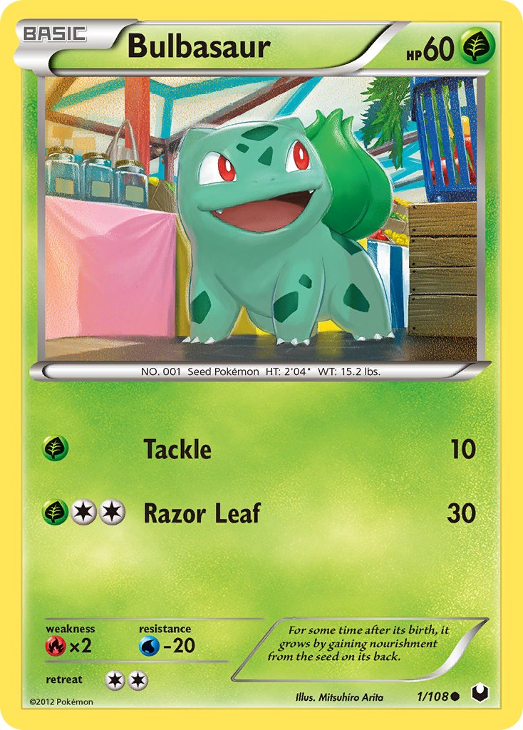 Bulbasaur 001  Dark Explorers - Common