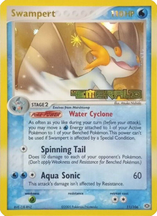 Swampert  - Reverse Holofoil Emerald - Holo Rare