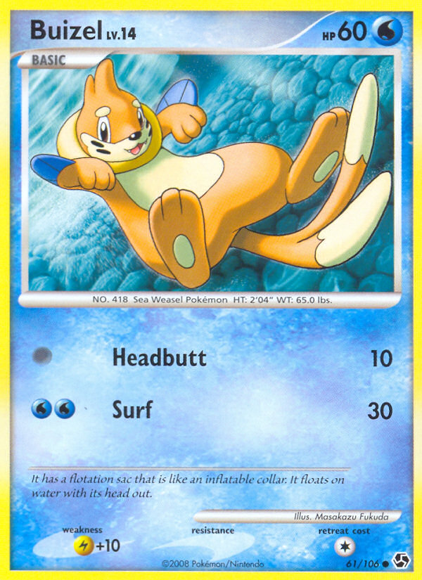 Buizel 061  Great Encounters - Common