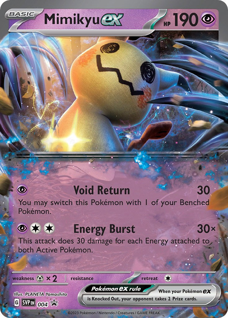 Mimikyu ex 004  - Holofoil Jumbo Cards - Promo