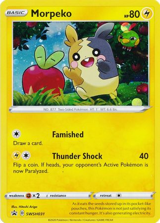 Morpeko SWSH031  - Holofoil SWSH Sword & Shield Promo Cards - Promo