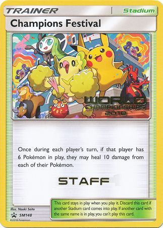 Champions Festival - SM148 (World Championships 2018) [Staff]  SM Promos - Promo