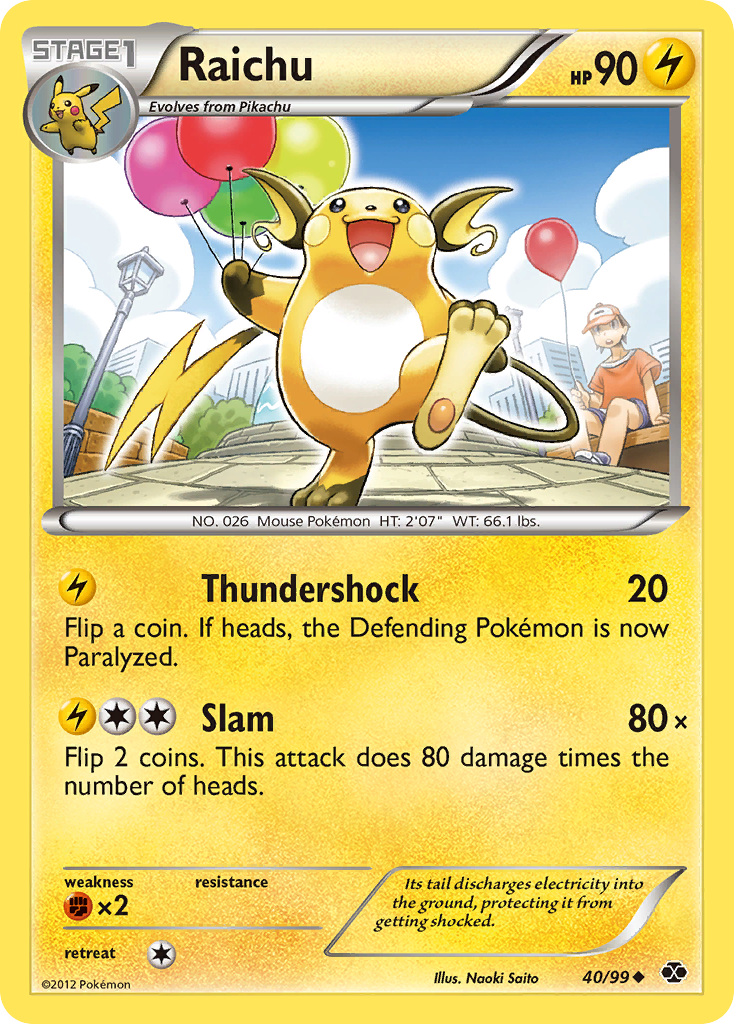 Raichu 040  Next Destinies - Uncommon