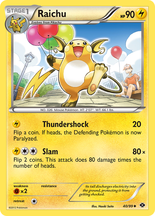 Raichu 040  Next Destinies - Uncommon
