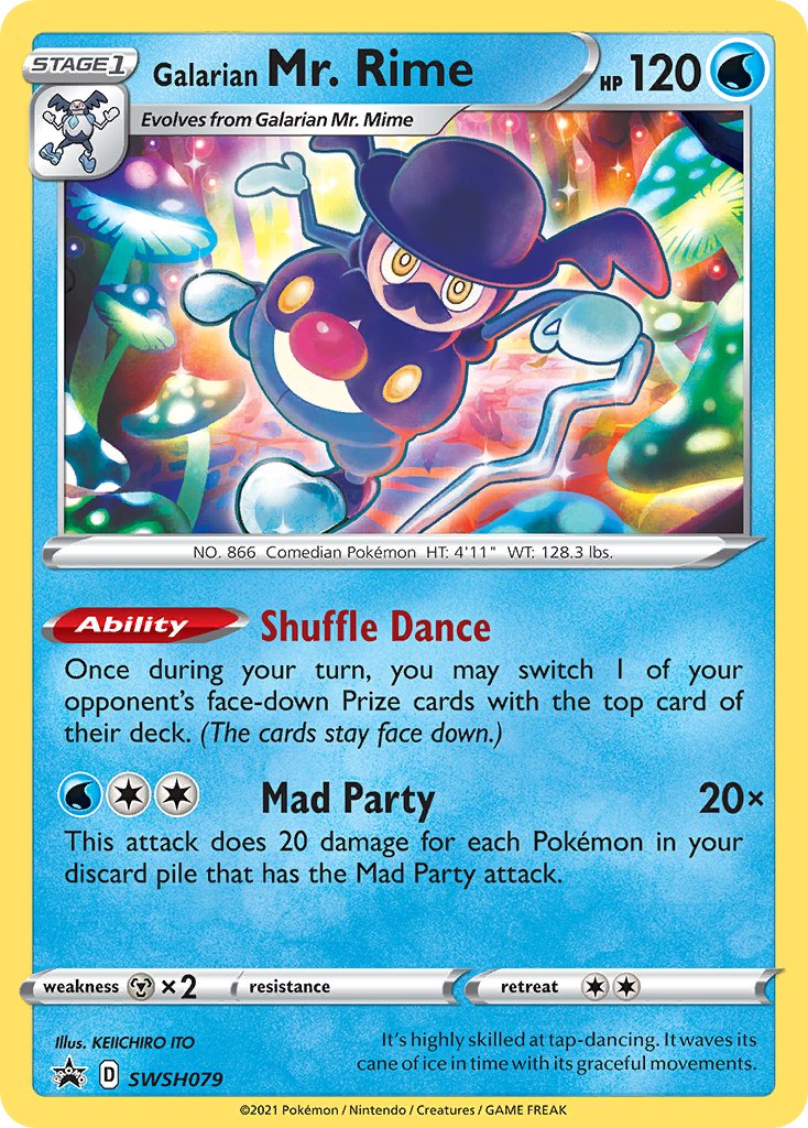 Galarian Mr. Rime SWSH079  - Holofoil SWSH Sword & Shield Promo Cards - Promo