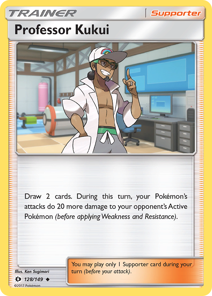 Professor Kukui 128  SM Base Set - Uncommon
