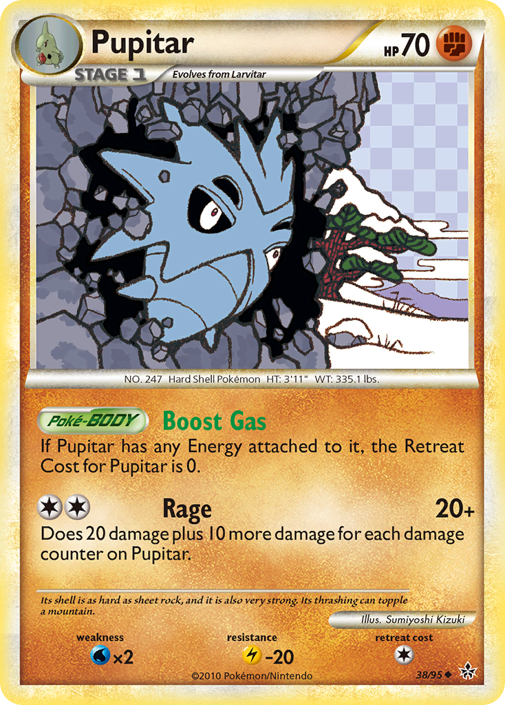 Pupitar (38)  Unleashed - Uncommon