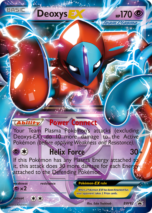 Deoxys EX (Team Plasma) BW82  - Holofoil Black and White Promos - Promo