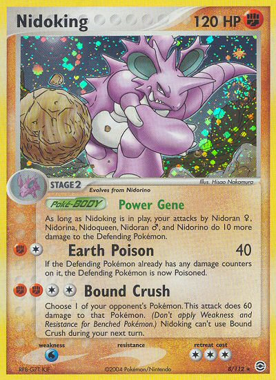 Nidoking  - Holofoil FireRed & LeafGreen - Holo Rare