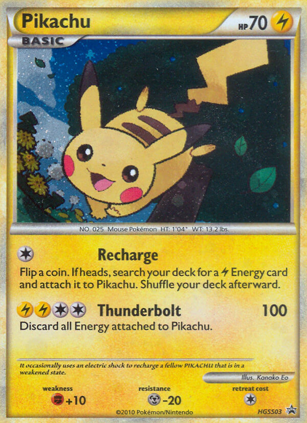 Pikachu HGSS03  - Holofoil HGSS Promos - Promo