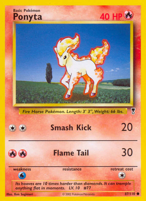 Ponyta 087  Legendary Collection - Common