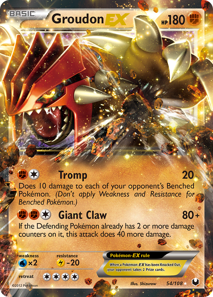 Groudon EX  - Holofoil Dark Explorers - Ultra Rare