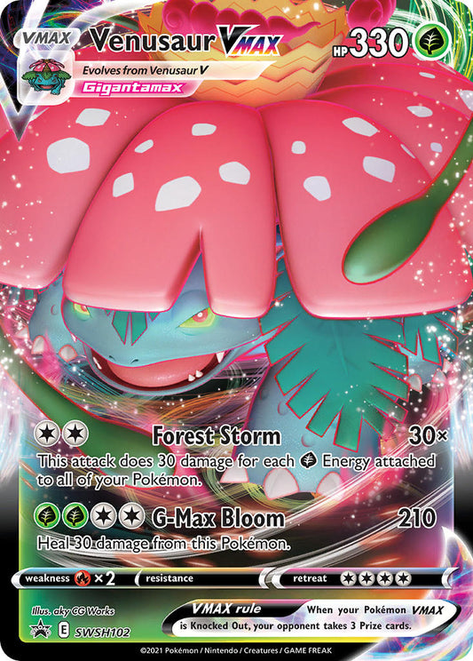 Venusaur VMAX - SWSH102  - Holofoil Jumbo Cards - Promo