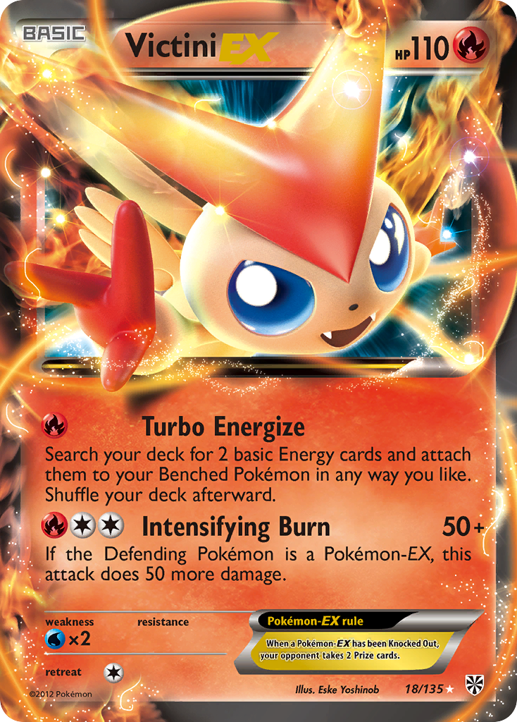 Victini EX  - Holofoil Plasma Storm - Ultra Rare