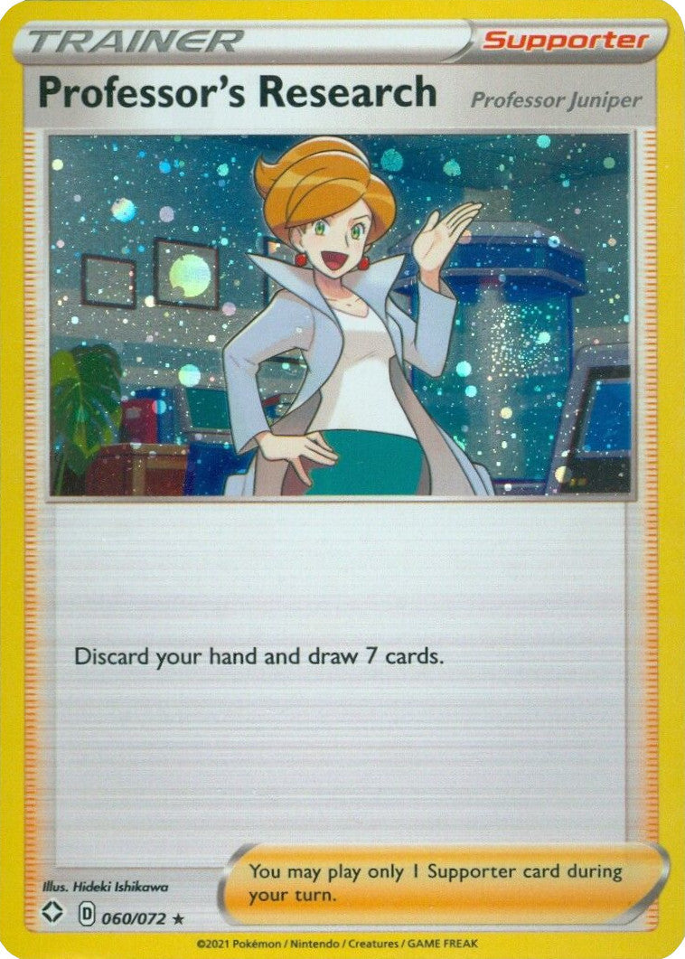 Professor's Research [Professor Juniper] 060/072  - Holofoil Deck Exclusives - Promo