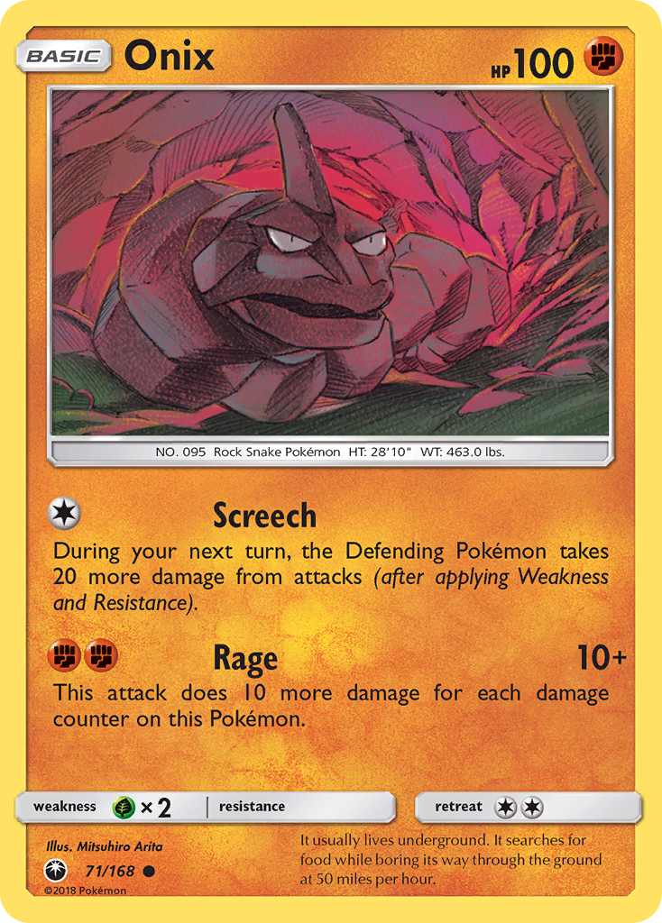 Onix 071  SM  Celestial Storm - Common