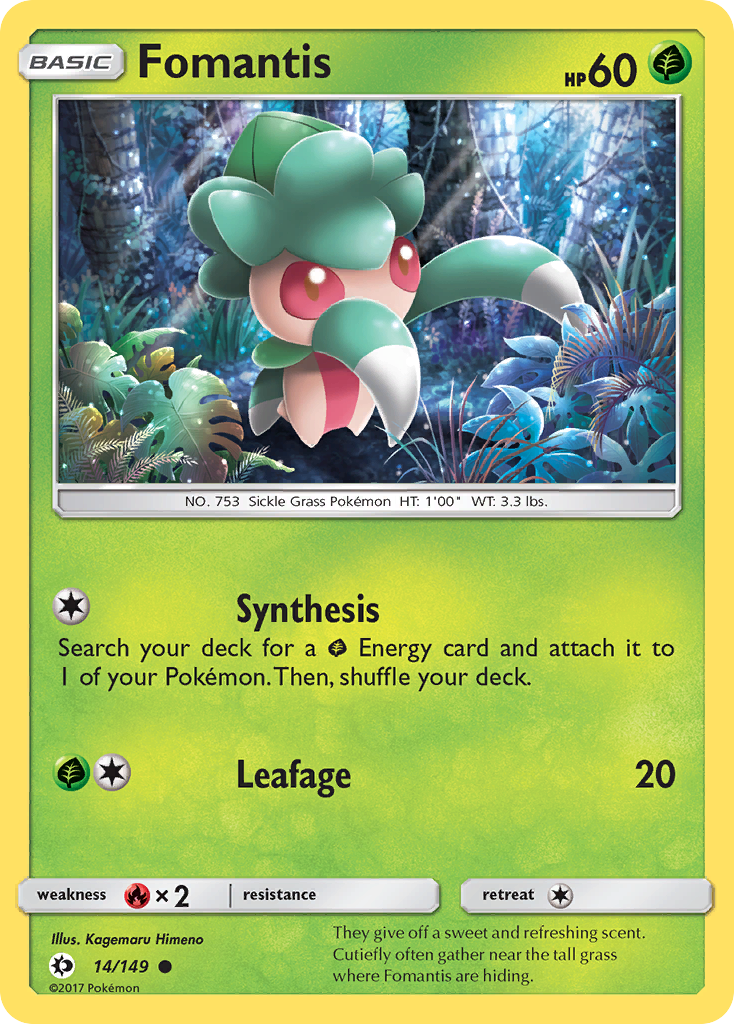 Fomantis 014  SM Base Set - Common