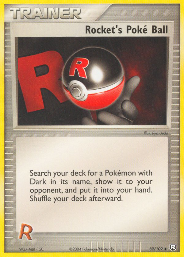 Rocket's Poke Ball 089  Team Rocket Returns - Uncommon