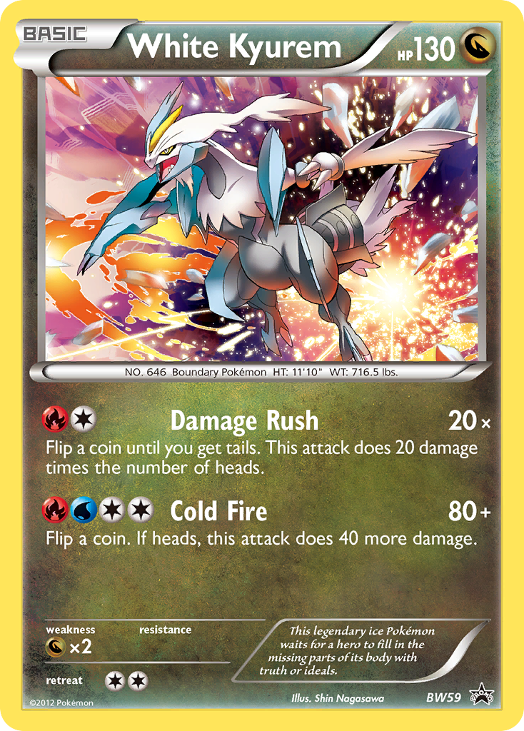 White Kyurem - BW59  - Holofoil Black and White Promos - Promo