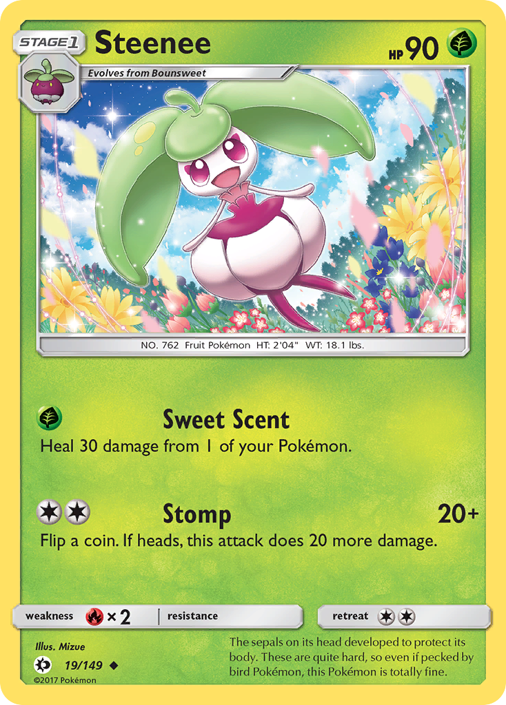 Steenee 019  SM Base Set - Uncommon