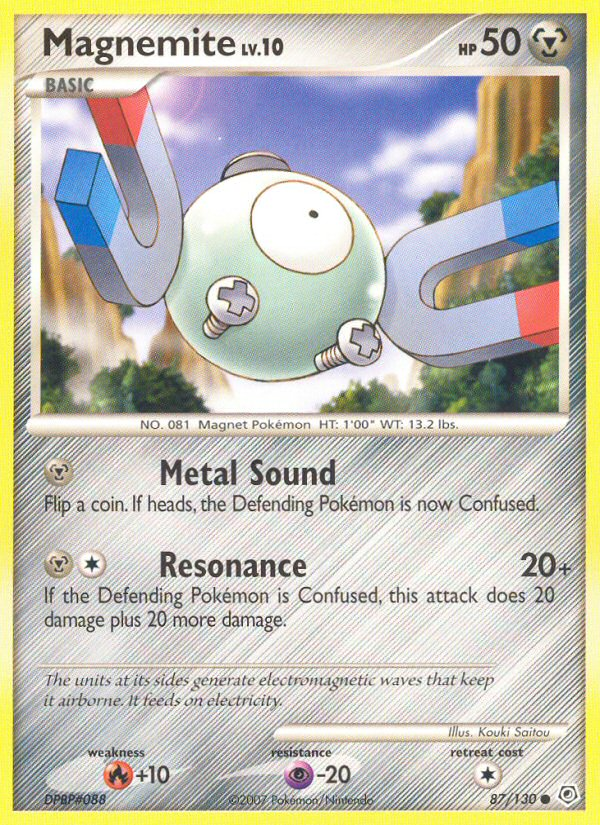 Magnemite 087  Diamond and Pearl - Common