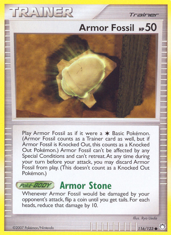 Armor Fossil  Mysterious Treasures - Common