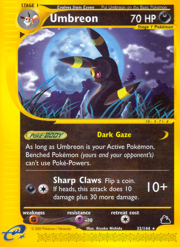 Umbreon (32)  Skyridge - Rare