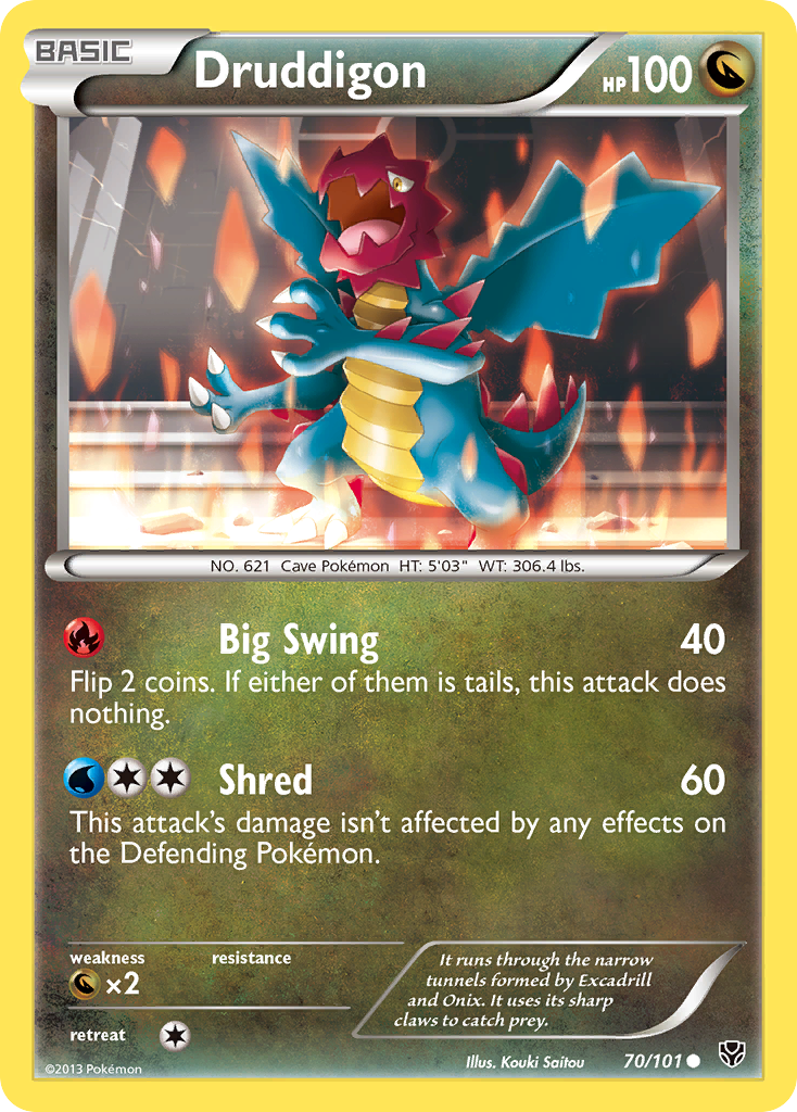 Druddigon  Plasma Blast - Common