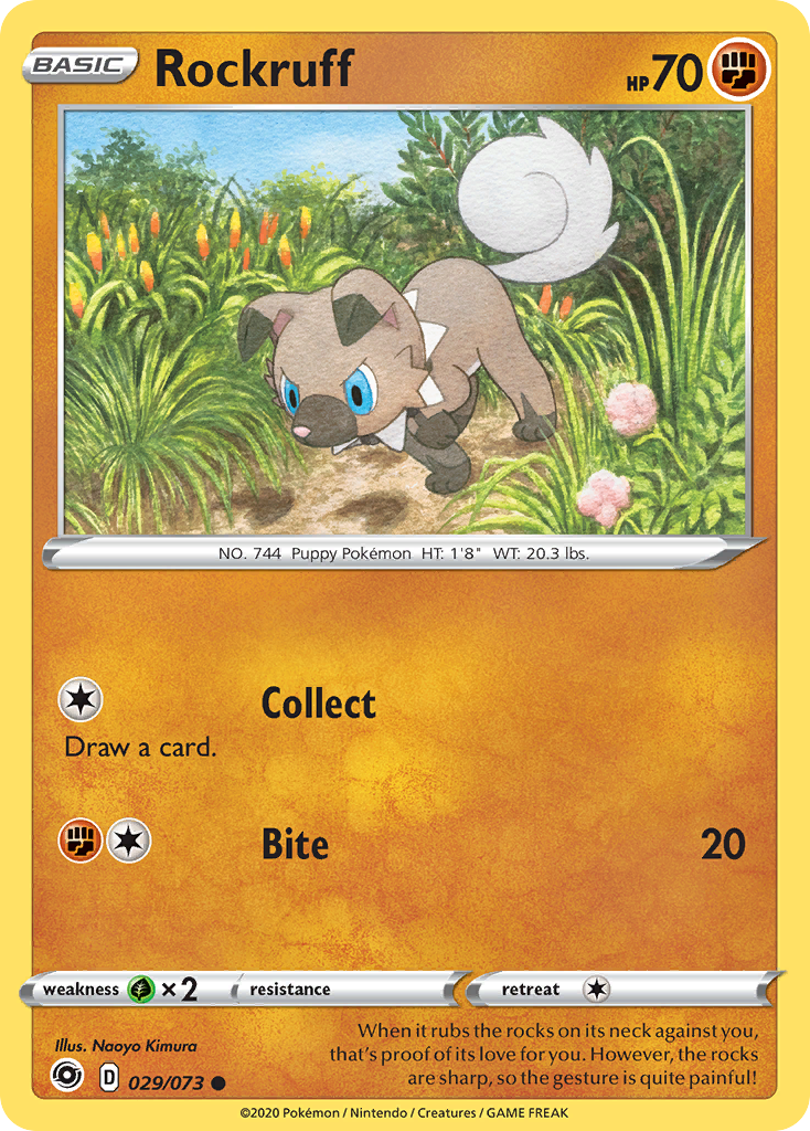 Rockruff 029  Champions Path - Common