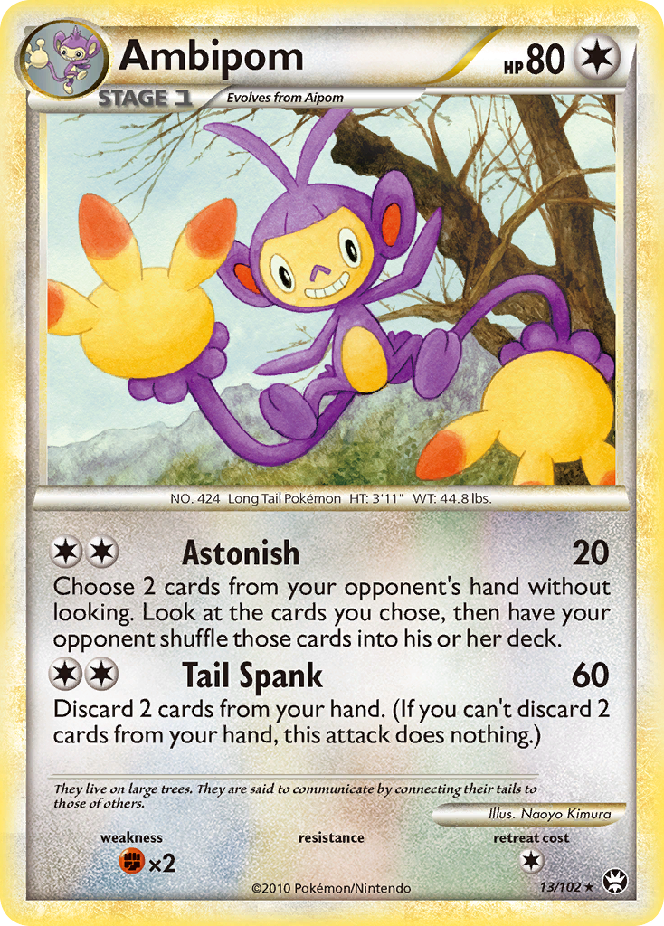 Ambipom  Triumphant - Rare