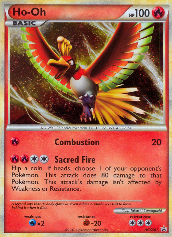 Ho-Oh - HGSS01  - Holofoil HGSS Promos - Promo