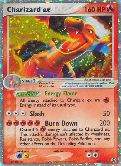 Charizard ex  - Holofoil FireRed & LeafGreen - Ultra Rare