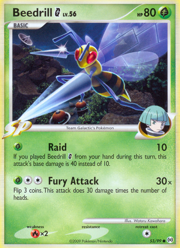 Beedrill G 053  Arceus - Common