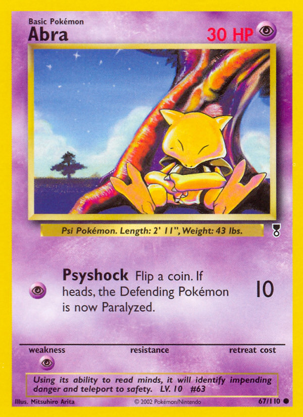 Abra 067/110  Legendary Collection - Common