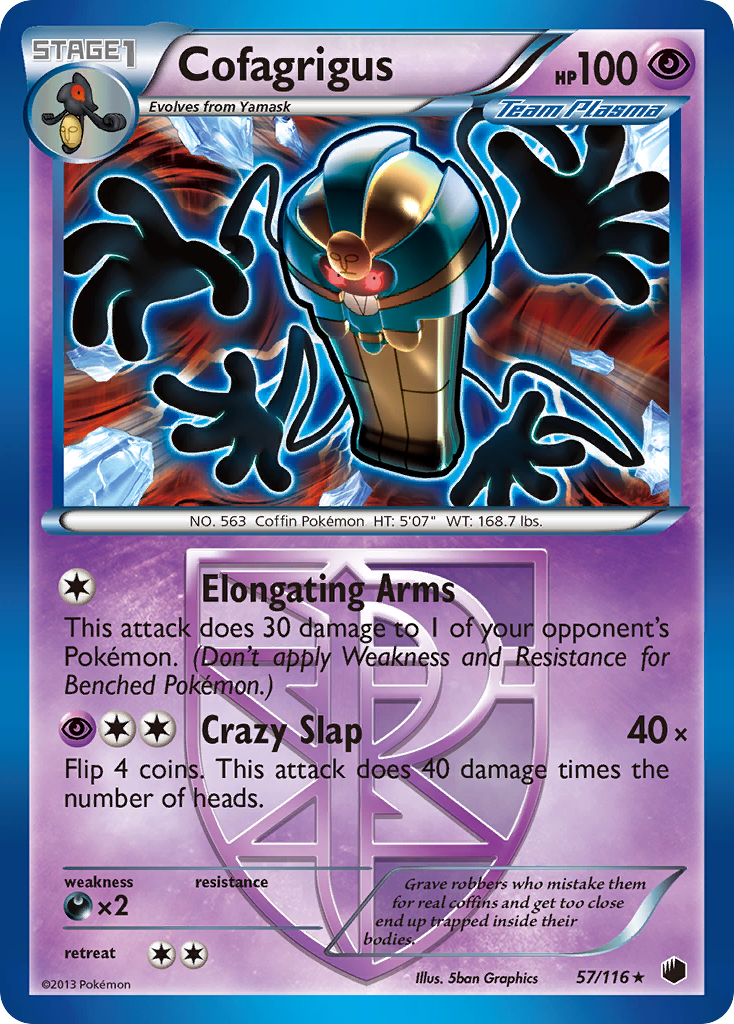 Cofagrigus (Team Plasma) (57)  Plasma Freeze - Rare