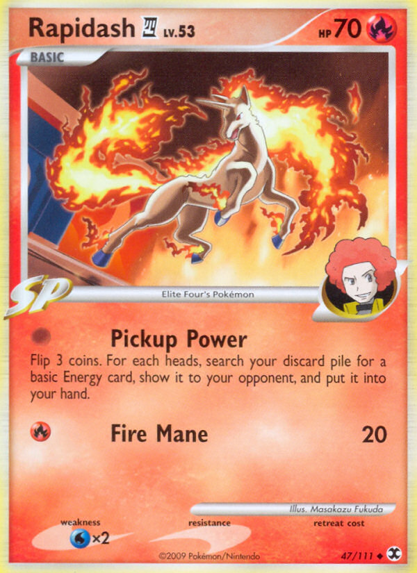 Rapidash E4  Rising Rivals - Uncommon
