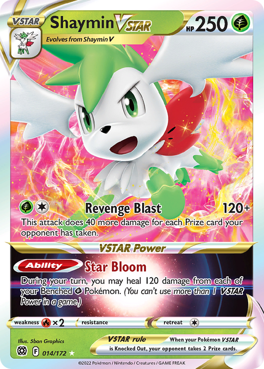 Shaymin VSTAR - 014/172/172  - Holofoil Jumbo Cards - Promo
