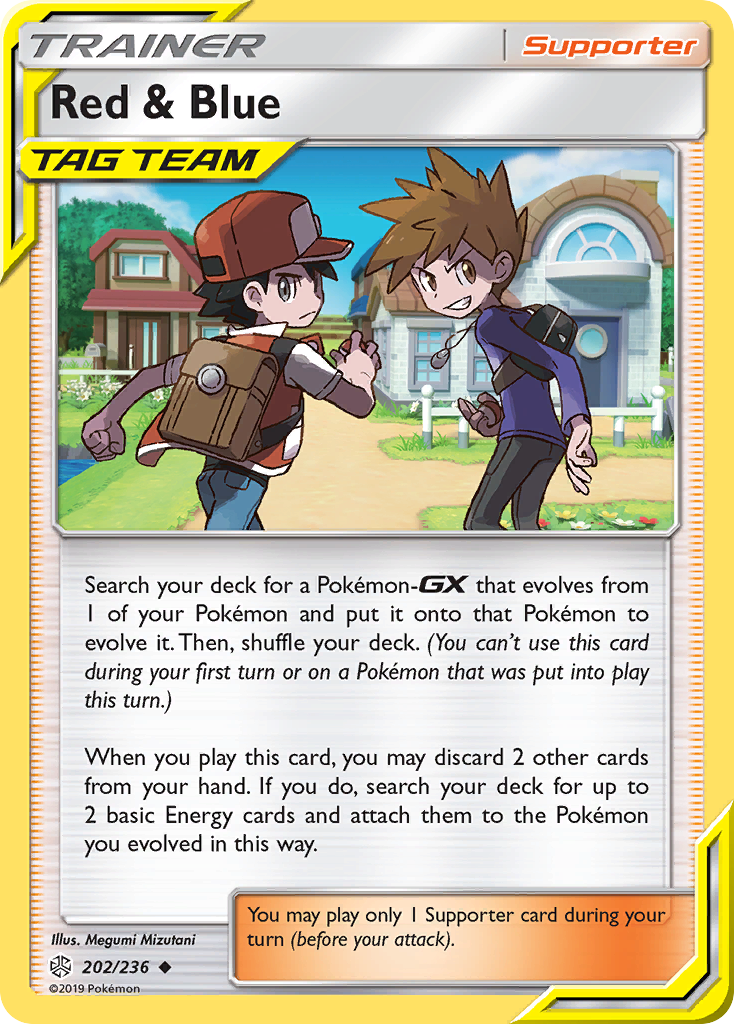 Red & Blue 202  SM  Cosmic Eclipse - Uncommon