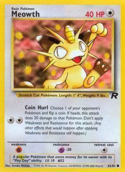Meowth 062  - Unlimited Team Rocket - Common