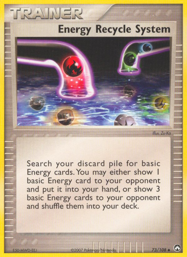 Energy Recycle System  Power Keepers - Uncommon