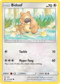 Bidoof 171  SM  Unified Minds - Common
