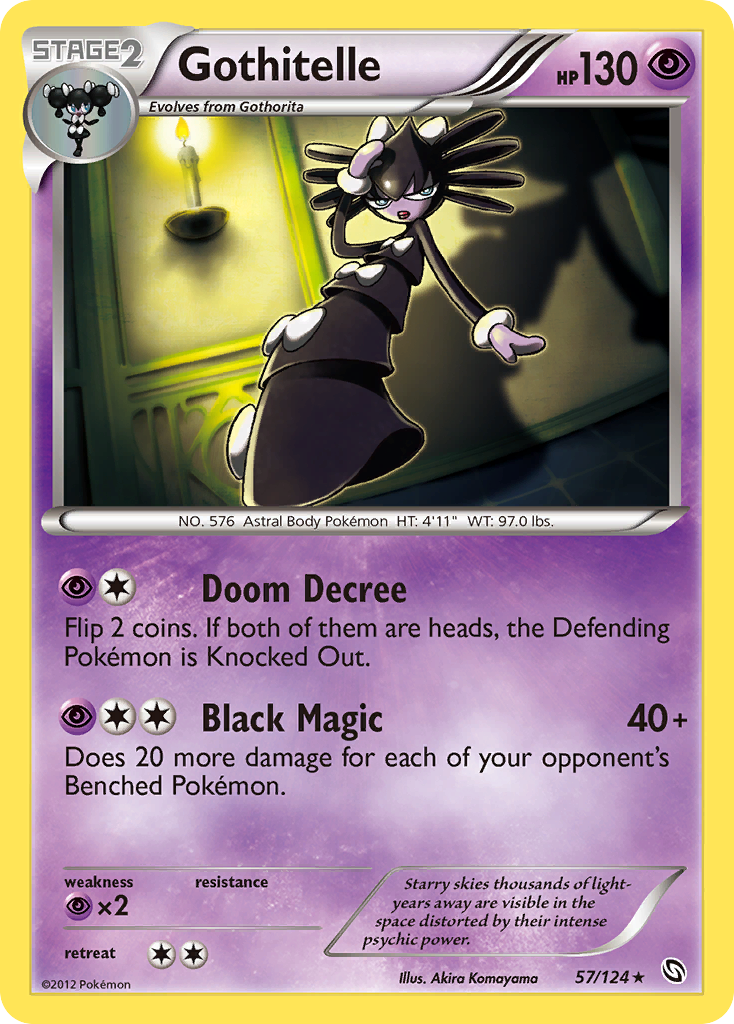Gothitelle  Dragons Exalted - Rare