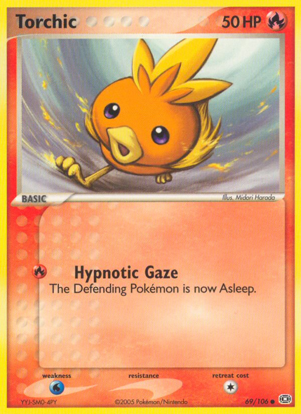 Torchic 069  Emerald - Common