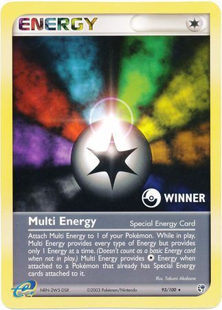 Multi Energy - 93/100/100  - Holofoil Jumbo Cards - Promo