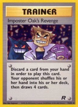 Imposter Oak's Revenge 076  - Unlimited Team Rocket - Uncommon