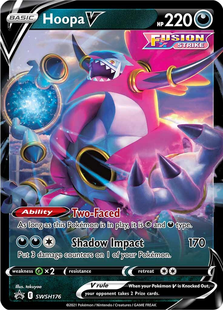 Hoopa V - SWSH176  - Holofoil Jumbo Cards - Promo